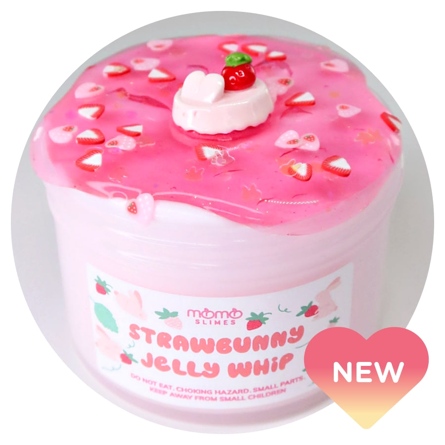 24oz Strawbunny Jelly Whip Slime